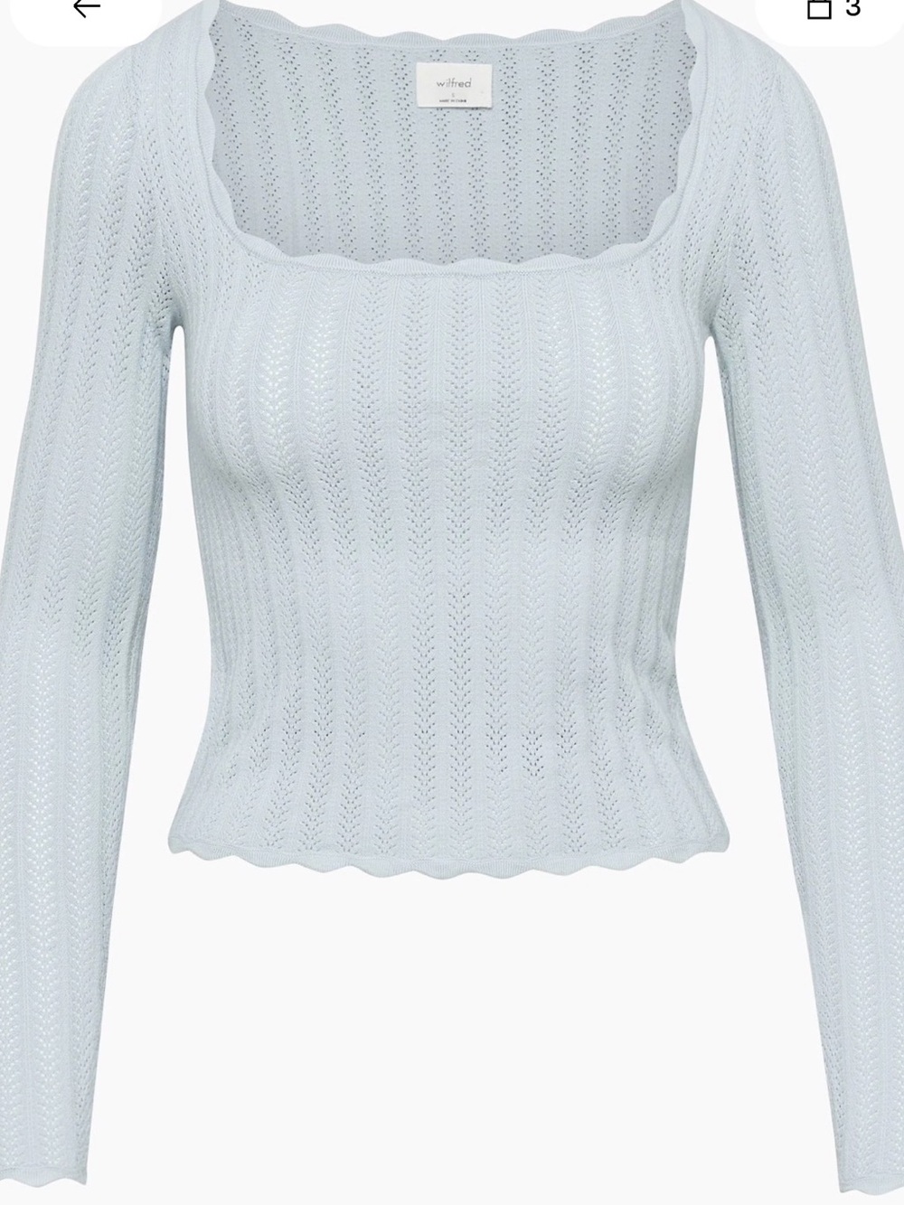 Aritzia/Wilfred Parcel Sweater